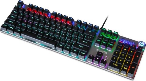 Klawiatura mechaniczna IBOX Aurora K-3 IKGMK3 (USB; (US); kolor czarny) IBOX Klawiatura mechaniczna IBOX Aurora K-3 IKGMK3 (USB; (US); kolor czarny) IBOX