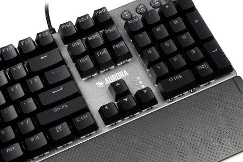 Klawiatura mechaniczna IBOX Aurora K-3 IKGMK3 (USB; (US); kolor czarny) IBOX Klawiatura mechaniczna IBOX Aurora K-3 IKGMK3 (USB; (US); kolor czarny) IBOX