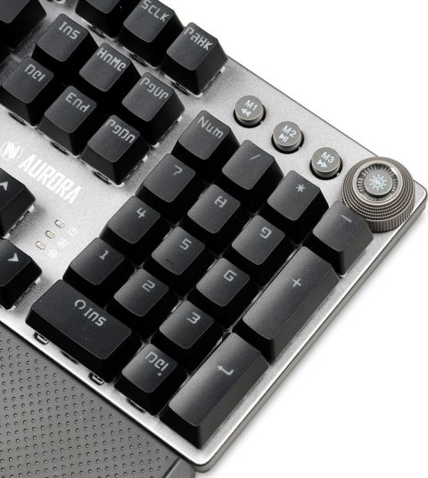 Klawiatura mechaniczna IBOX Aurora K-3 IKGMK3 (USB; (US); kolor czarny) IBOX Klawiatura mechaniczna IBOX Aurora K-3 IKGMK3 (USB; (US); kolor czarny) IBOX