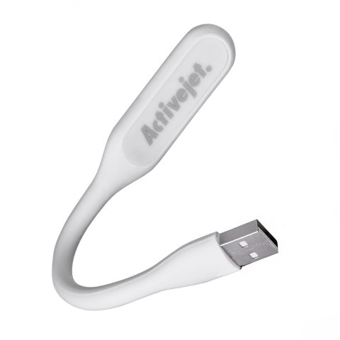 Activejet Lampka do komputera czytania USB 5V Biała Activejet Activejet Lampka do komputera czytania USB 5V Biała Activejet