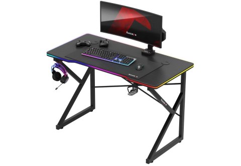 Biurko gamingowe Huzaro Hero 1.7 RGB Black Huzaro Biurko gamingowe Huzaro Hero 1.7 RGB Black Huzaro
