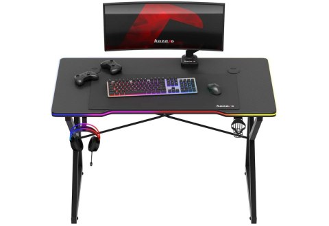 Biurko gamingowe Huzaro Hero 1.7 RGB Black Huzaro Biurko gamingowe Huzaro Hero 1.7 RGB Black Huzaro