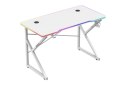 Biurko gamingowe Huzaro Hero 1.7 RGB White Huzaro