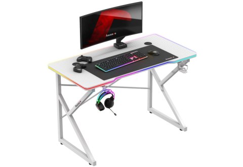 Biurko gamingowe Huzaro Hero 1.7 RGB White Huzaro Biurko gamingowe Huzaro Hero 1.7 RGB White Huzaro