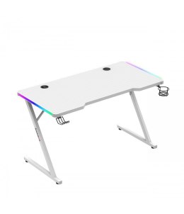 Biurko gamingowe Huzaro Hero 2.5 White RGB Huzaro