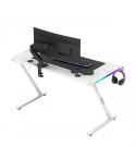 Biurko gamingowe Huzaro Hero 2.5 White RGB Huzaro
