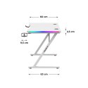 Biurko gamingowe Huzaro Hero 2.5 White RGB Huzaro