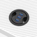 Biurko gamingowe Huzaro Hero 2.5 White RGB Huzaro