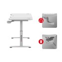 Biurko gamingowe Huzaro Hero 2.6 White Huzaro