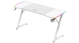 Biurko gamingowe Huzaro Hero 3.3 White  RGB Huzaro
