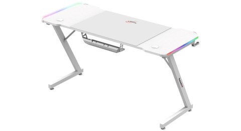 Biurko gamingowe Huzaro Hero 3.3 White RGB Huzaro Biurko gamingowe Huzaro Hero 3.3 White RGB Huzaro