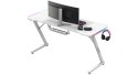Biurko gamingowe Huzaro Hero 3.3 White  RGB Huzaro