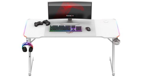 Biurko gamingowe Huzaro Hero 3.3 White RGB Huzaro Biurko gamingowe Huzaro Hero 3.3 White RGB Huzaro
