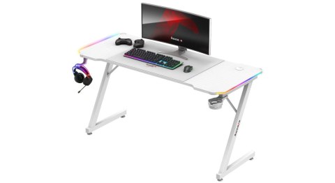 Biurko gamingowe Huzaro Hero 3.3 White RGB Huzaro Biurko gamingowe Huzaro Hero 3.3 White RGB Huzaro