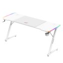 Biurko gamingowe Huzaro Hero 4.8 White RGB Huzaro