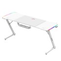 Biurko gamingowe Huzaro Hero 4.8 White RGB Huzaro