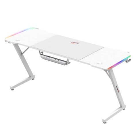 Biurko gamingowe Huzaro Hero 4.8 White RGB Huzaro Biurko gamingowe Huzaro Hero 4.8 White RGB Huzaro