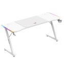 Biurko gamingowe Huzaro Hero 4.8 White RGB Huzaro