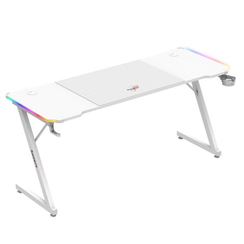 Biurko gamingowe Huzaro Hero 4.8 White RGB Huzaro Biurko gamingowe Huzaro Hero 4.8 White RGB Huzaro