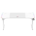 Biurko gamingowe Huzaro Hero 4.8 White RGB Huzaro