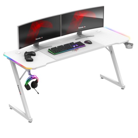 Biurko gamingowe Huzaro Hero 4.8 White RGB Huzaro Biurko gamingowe Huzaro Hero 4.8 White RGB Huzaro
