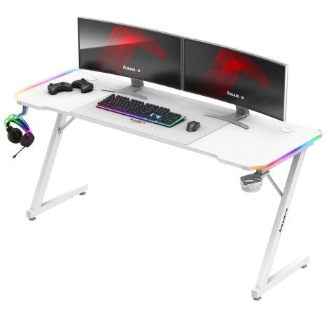 Biurko gamingowe Huzaro Hero 4.8 White RGB Huzaro Biurko gamingowe Huzaro Hero 4.8 White RGB Huzaro
