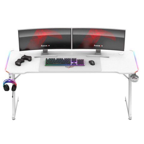 Biurko gamingowe Huzaro Hero 4.8 White RGB Huzaro Biurko gamingowe Huzaro Hero 4.8 White RGB Huzaro