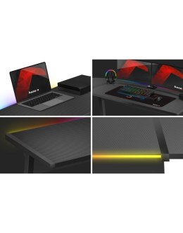 Biurko gamingowe Huzaro Hero 6.0 Black RGB Huzaro