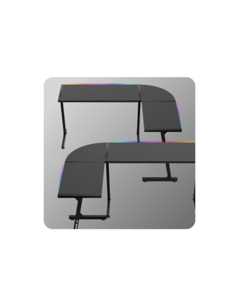 Biurko gamingowe Huzaro Hero 6.0 Black RGB Huzaro Biurko gamingowe Huzaro Hero 6.0 Black RGB Huzaro