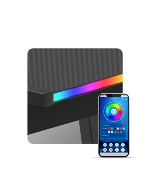 Biurko gamingowe Huzaro Hero 6.0 Black RGB Huzaro Biurko gamingowe Huzaro Hero 6.0 Black RGB Huzaro