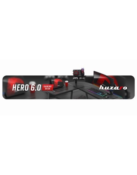 Biurko gamingowe Huzaro Hero 6.0 Black RGB Huzaro Biurko gamingowe Huzaro Hero 6.0 Black RGB Huzaro
