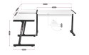 Biurko gamingowe Huzaro Hero 6.0 White Huzaro