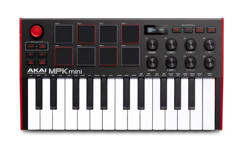 AKAI MPK MINI 3 - Mini klawiatura sterująca AKAI AKAI MPK MINI 3 - Mini klawiatura sterująca AKAI