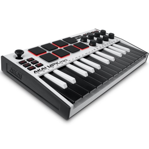 AKAI MPK MINI 3 WHITE - Mini klawiatura sterująca AKAI AKAI MPK MINI 3 WHITE - Mini klawiatura sterująca AKAI