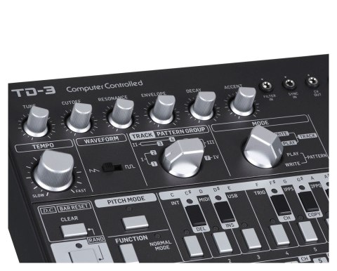 Behringer TD-3-BK - Syntezator linii basowej Behringer Behringer TD-3-BK - Syntezator linii basowej Behringer