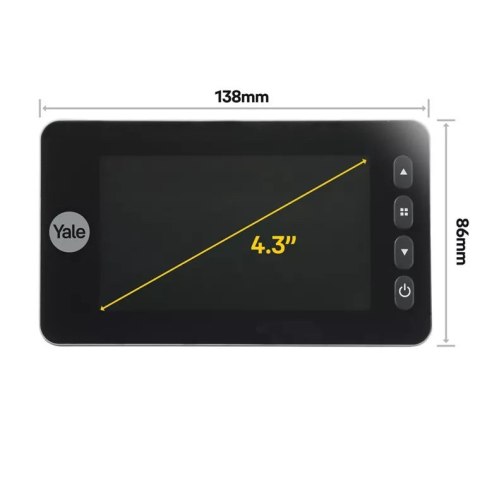 Elektroniczny wizjer drzwiowy Yale 5800 Digital Door Viewer 4,3" Yale Elektroniczny wizjer drzwiowy Yale 5800 Digital Door Viewer 4,3" Yale
