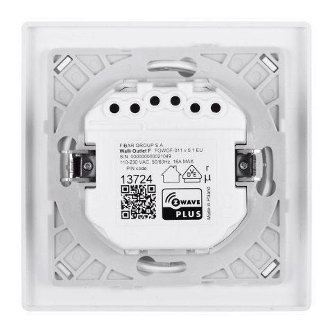 FIBARO Gniazdo Walli Outlet type F FGWOF-011 FIBARO FIBARO Gniazdo Walli Outlet type F FGWOF-011 FIBARO
