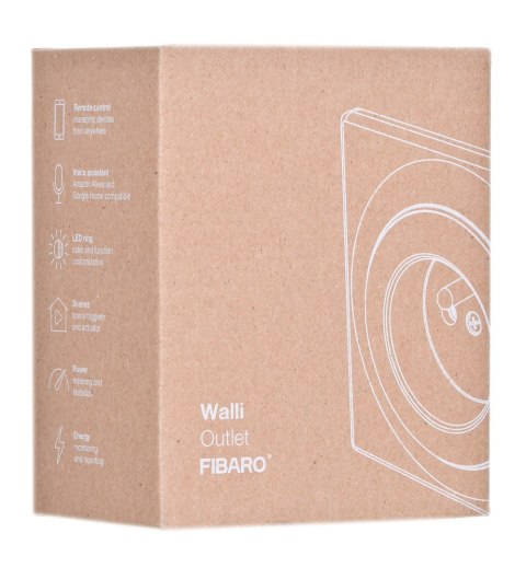 FIBARO Inteligentne gniazdko Walli Outlet type E FGWOE-011 FIBARO FIBARO Inteligentne gniazdko Walli Outlet type E FGWOE-011 FIBARO