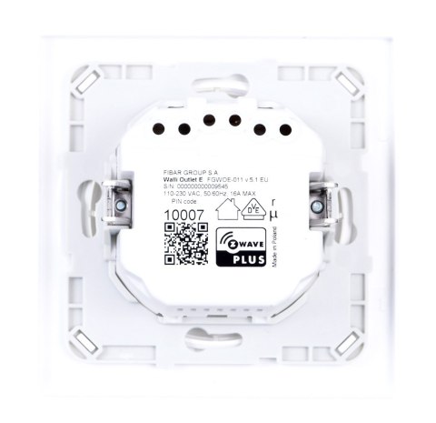 FIBARO Inteligentne gniazdko Walli Outlet type E FGWOE-011 FIBARO FIBARO Inteligentne gniazdko Walli Outlet type E FGWOE-011 FIBARO
