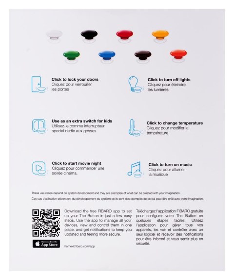 FIBARO Przycisk zdalnego sterowania Home Kit FGBHPB-101-1 FIBARO FIBARO Przycisk zdalnego sterowania Home Kit FGBHPB-101-1 FIBARO