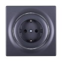 FIBARO Walli Gniazdko N Outlet type F antracyt FGWSONF-011-8 FIBARO