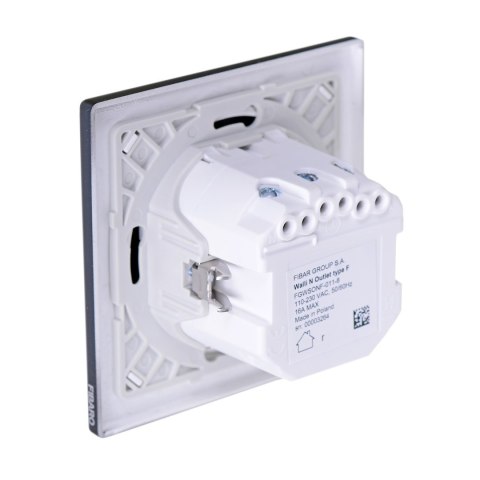 FIBARO Walli Gniazdko N Outlet type F antracyt FGWSONF-011-8 FIBARO FIBARO Walli Gniazdko N Outlet type F antracyt FGWSONF-011-8 FIBARO