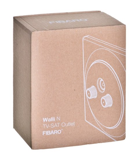 Gniazdko Walli N TV-SAT Outlet FIBARO Walli FGWTFEU-021 FIBARO Gniazdko Walli N TV-SAT Outlet FIBARO Walli FGWTFEU-021 FIBARO