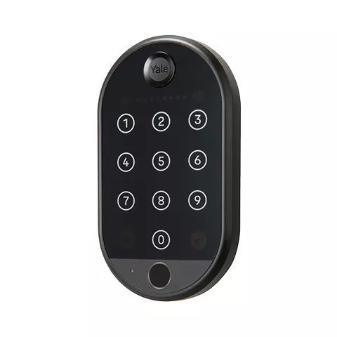 Klawiatura do inteligentnego zamka Linus Yale Smart Keypad 2 z czytnikiem linii papilarnych Yale Klawiatura do inteligentnego zamka Linus Yale Smart Keypad 2 z czytnikiem linii papilarnych Yale