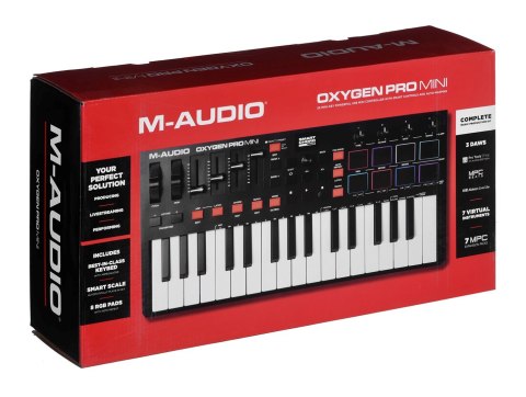 M-AUDIO Oxygen PRO MINI - Klawiatura Sterująca M-AUDIO M-AUDIO Oxygen PRO MINI - Klawiatura Sterująca M-AUDIO