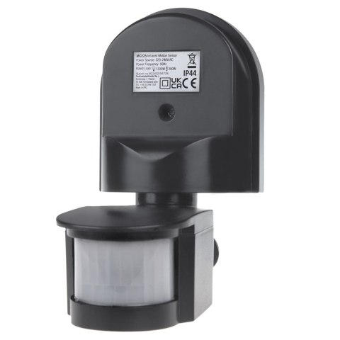 MACLEAN ŚCIENNY CZUJNIK RUCHU I ZMIERZCHU, 180°, MAX. 1200W, SZARY MCE25GR Maclean MACLEAN ŚCIENNY CZUJNIK RUCHU I ZMIERZCHU, 180°, MAX. 1200W, SZARY MCE25GR Maclean