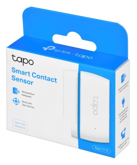 TP-Link Tapo T110 CZUJNIK magnetyczny otwarcia drzwi/okien Smart (biały) TP-LINK TP-Link Tapo T110 CZUJNIK magnetyczny otwarcia drzwi/okien Smart (biały) TP-LINK