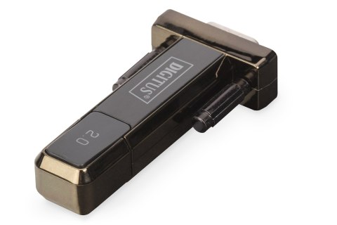 Adapter DIGITUS DA-70156 (USB M - RS-232 M; kolor czarny) DIGITUS Adapter DIGITUS DA-70156 (USB M - RS-232 M; kolor czarny) DIGITUS