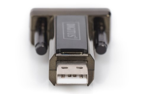 Adapter DIGITUS DA-70156 (USB M - RS-232 M; kolor czarny) DIGITUS Adapter DIGITUS DA-70156 (USB M - RS-232 M; kolor czarny) DIGITUS