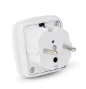 Adapter GEMBIRD A-AC-UKEU-001 (Angielski F - PL (10A) M; kolor biały) GEMBIRD